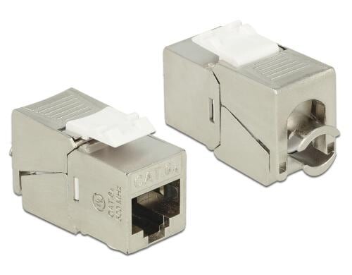 Delock Keystone Modul Cat.6A, geschirmt STP extern: RJ45 Buchse, Intern LSA Leiste