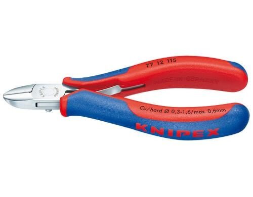 Knipex Elektronik-Seitenschn. runder Kopf