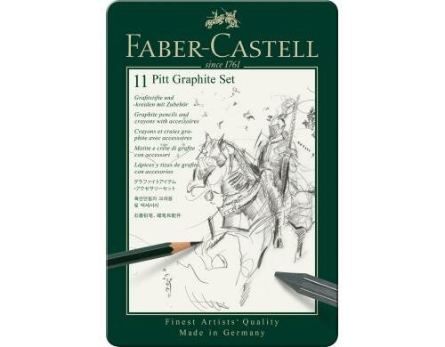 Faber-Castell PITT Graphit-Set 11er Metalletui