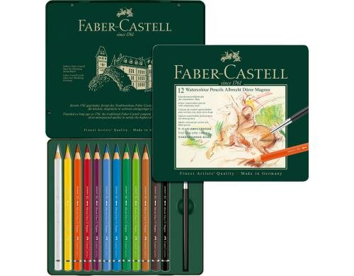 Faber-Castell Künstleraquarellstift Albrecht Dürer Magnus, 12er Etui