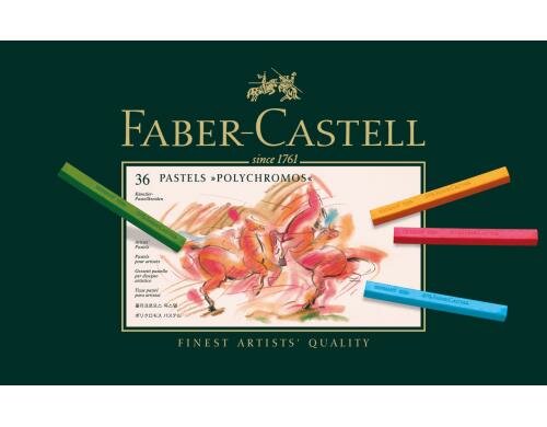 Faber-Castell POLYCHROMOS Pastellkreiden 36er Kartonet