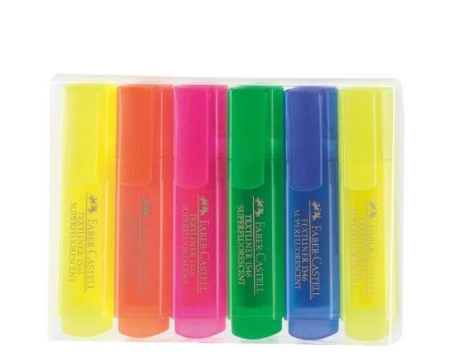 Faber-Castell Textmarker TEXTLINER 1546 6er Etui (4+2)