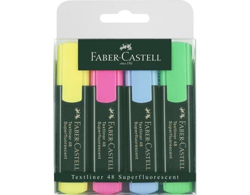 Faber-Castell TEXTLINER 48 Refill 4er Etui