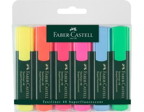 Faber-Castell TEXTLINER 48 Refill 6er Etui