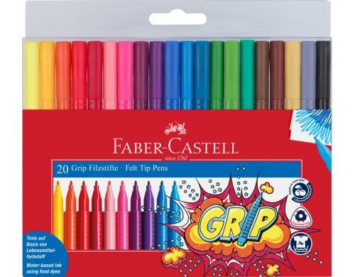Faber-Castell Grip Colour Marker 20er Etui