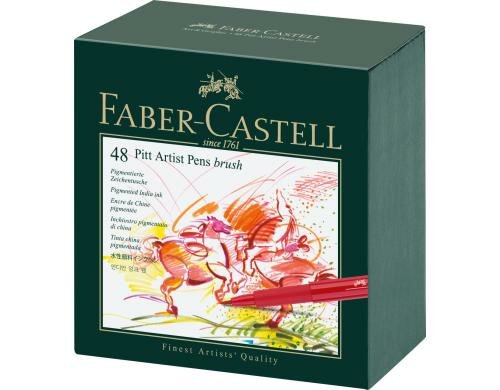 Faber-Castell PITT Artist Pen 48er Atelier Box