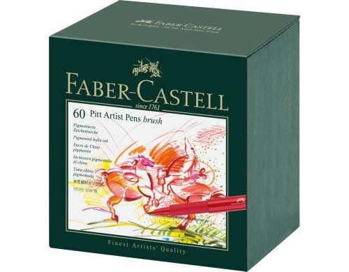 Faber-Castell Pitt Artist Pen 60er Atelier Box