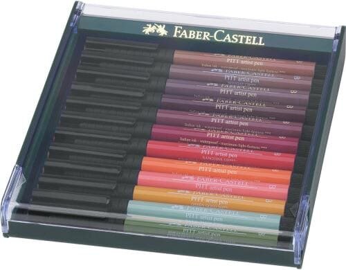 Faber-Castell Pitt Artist Pen 12er Set Herbstfarben