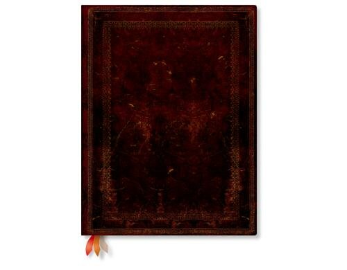 Paperblanks Dot-Grid Planer Notizbuch Ultra Schwarzes Marokkoleder, dotted