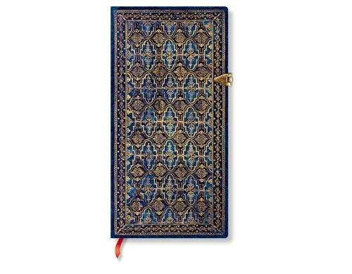 Paperblanks fliessende Kaskaden Notizbuch Blauer Rhein, Schlank, liniert
