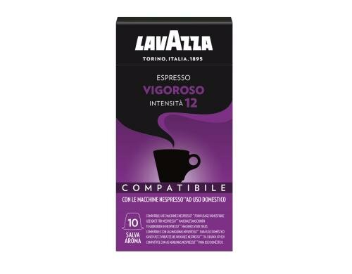 Lavazza Kaffeekapseln Espresso Vigoroso 1 Packung à 10 Stück, Nespresso kompatibel