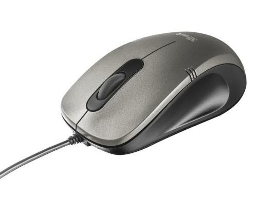 Trust Maus Ivero Compact schwarz-grau USB