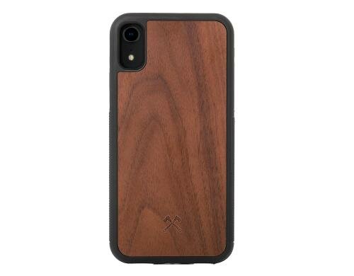 Woodcessories EcoBump Walnuss/Schwarz für iPhone XR