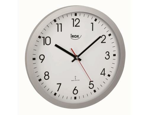 iROX Funkuhr LUNA4-2, Funk Wanduhr Wandmontage
