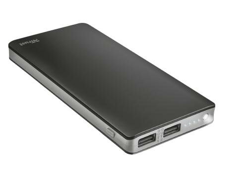 Trust Primo Thin Powerbank 10000 1x 5 W/1A 1x 10 W/2,1