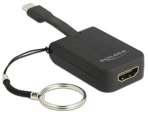 Monitoradapter USB Typ-C zu HDMI 4K, 30Hz, 3cm, mit Schlüsselanhänger