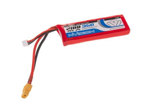 nVision LiPo-Akku 7.4V 2100mAh 35C XT60 110x36x15mm 120g
