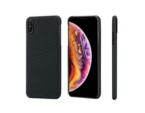 iPitaka Aramid Case für iPhone Xs Max schwarz / grau