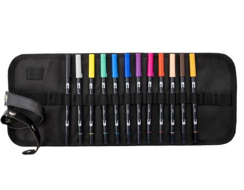 Tombow Dual Brush Rollerset Grundtöne 12er Etui
