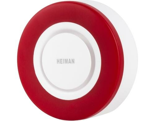 Heiman Z-Wave+ Innensirene 95 dB mit Eurostecker für CH-Steckdosen