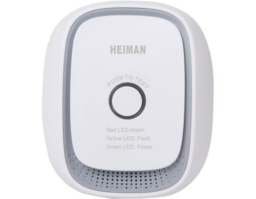 Heiman Z-Wave+ Gassensor, 75 dB Alarm für brennbare Gase