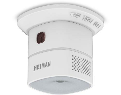 Heiman Z-Wave+ Kohlenmonoxid Sensor 85 dB Alarm und Warn-LED