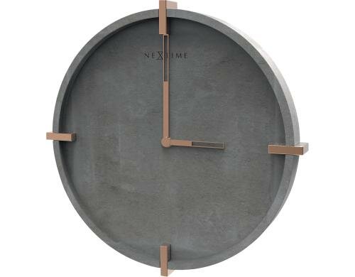 NexTime Wanduhr Mohawk Wall Ø 32 cm, Beton