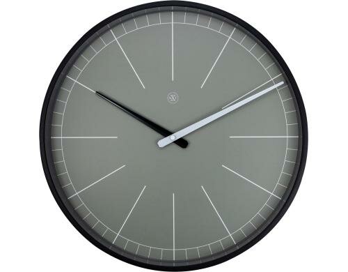 NexTime Wanduhr Gray Ø 40 cm, Plastik, grau