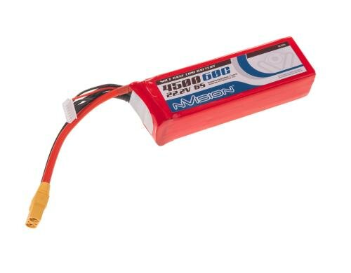 nVision LiPo-Akku 22.2V 4500mAh 60C XT90 150x47x48mm 640g