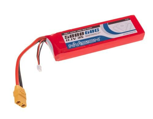 nVision LiPo-Akku 11.1V 5000mAh 60C XT90 163x47x22mm 330g