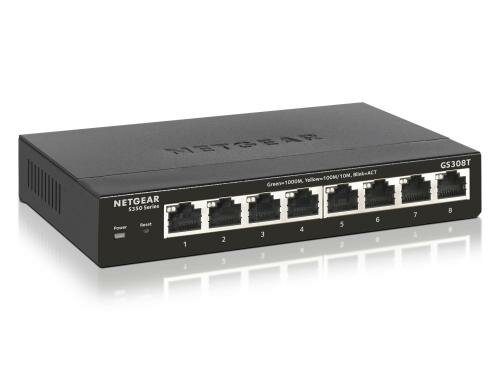 Netgear GS308Tv2: 8 Port  Smart Switch 8 Port Smart Switch