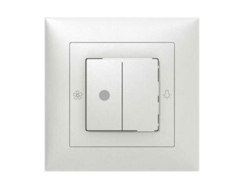 ABB Sidus UP-Schalter Sch3+3 mit Symbol, B-Typ, weiss