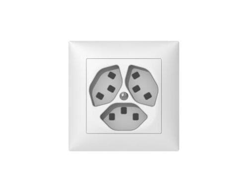 ABB Sidus UP-Steckdose 3xT23 B-Typ, weiss