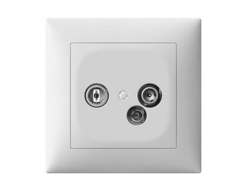 ABB Sidus UP-Dose Radio/TV/Daten 14dB, B-Typ, weiss