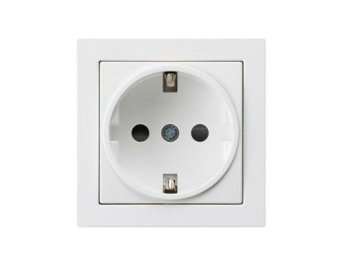ABB Sidus EB-Schuko Steckdose E-Typ, weiss