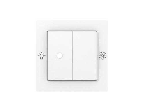 ABB Sidus EB-Schalter Sch3+3 mit Symbol, E-Typ, weiss