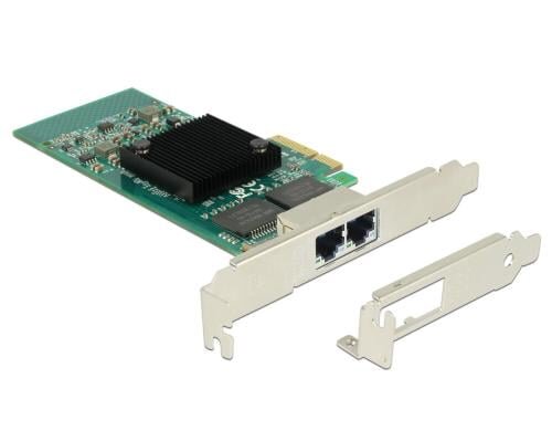 Delock PCI-Express Netzwerkkarte, 1Gbps Intel i350 Chipset, inkl.LP Slotblech