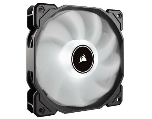 Gehäuselüfter Corsair AF120 LED weiss 120x120x25mm, 3Pin, 1400rpm, 26dBA
