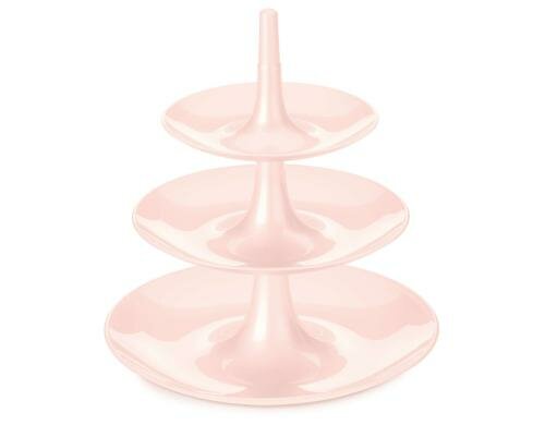 Koziol Etagere BABELL L Queen Pink Kunststoff, Grösse 31.4x31.4x34cm