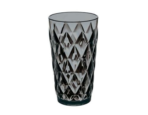 Koziol Becher 450ml CRYSTAL L Grau Vol: 450ml, H: 15.2cm