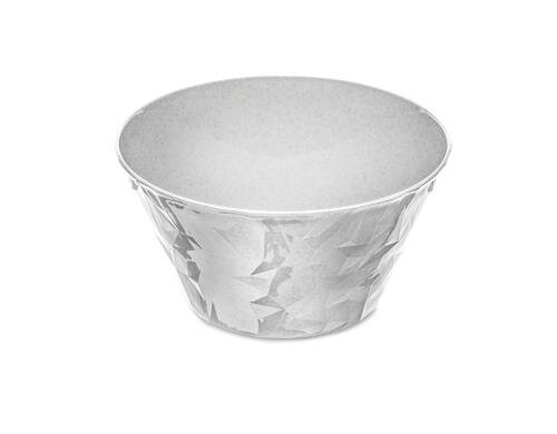 Koziol Portionsschale Crystal 0.7 Organic Grey, 0.7 Liter, D: 15cm, H: 7.7cm.