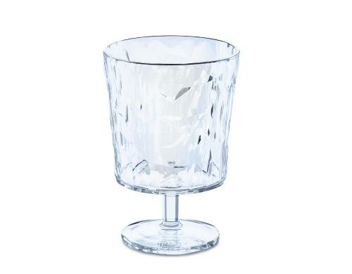 Koziol Glas 250ml CRYSTAL Aquamarine DxH: 8.4x12cm, Kunststoff