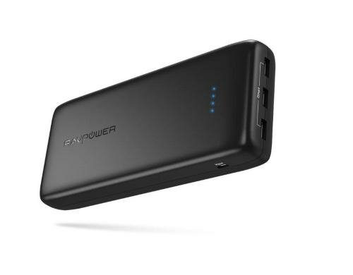 RAVPower Powerbank RP-PB064, schwarz 32000mAh 6A Output