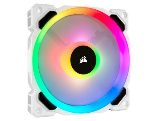 Gehäuselüfter Corsair LL120 RGB LED Sin wei 120x120x25mm, 4Pin, 2200rpm, 26dBA