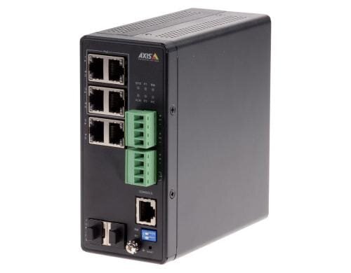 AXIS T8504-R 4 Port PoE++ Rugged Switch 2x SFP, 240W Budget, NEMA TS-2 konform