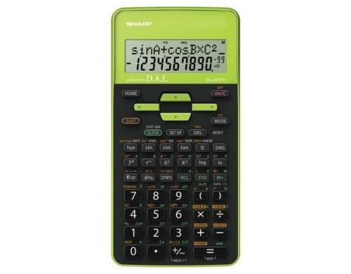 Sharp Wissenschaftsrechner EL-531TH-GR grün, Batteriebetrieb