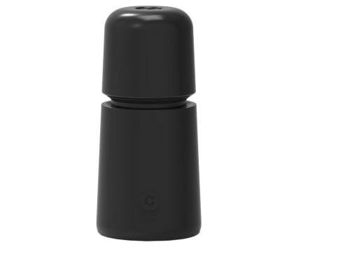 CrushGrind Pfeffermühle Stockholm Mini Schwarz, Höhe 11cm