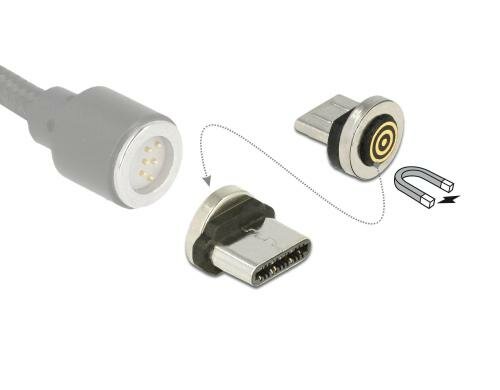Magnetischer Adapter USB Typ-C passend zu Delock 85723/85724