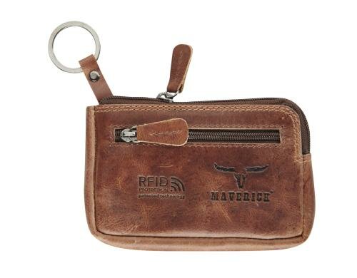 MAVERICK DALIAN MARK II Schlüsseletui RFID 13x9 cm dunkelbraun
