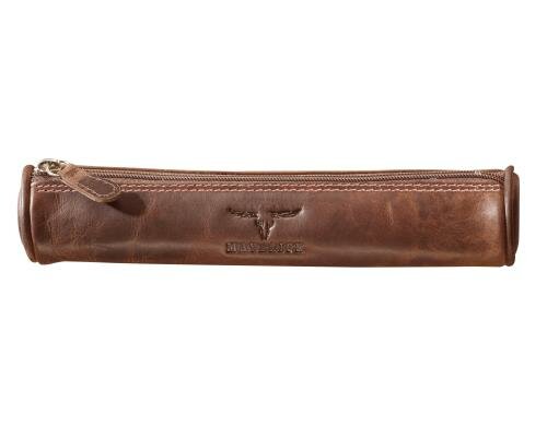 MAVERICK DALIAN MARK II Schlamperetui für 2 Schreibgeräte 19x4.5 cm dbraun